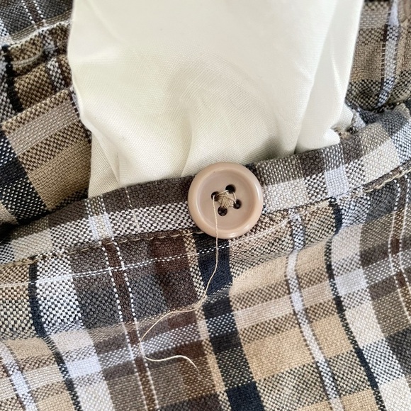 Club Room Tan Plaid Cargo Men’s shorts size 32W - Picture 14 of 15